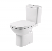 Унитаз-компакт Roca Debba дюропласт ,микролифт, горизонтальный выпуск