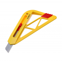 Резак Ремоколор 18 мм с выдвижным лезвием и линейкой, сдвижной фиксатор (19-0-007)