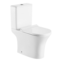 Унитаз-компакт Holler Lan белый, безободковый