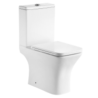 Унитаз-компакт Holler TOKO белый, безободковый