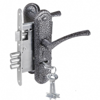 Замок врезной Зенит ЗВ9-4-2 ,серебро