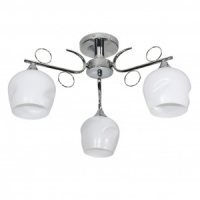 Люстра 3 плафона 11280-3/3 белый/хром