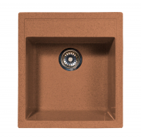 Мойка каменная SimGran S-10 465х505 мм, терракот