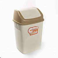 Контейнер для мусора Elf Plast Ромашка 10 л с перекидным верхом,в ассортименте