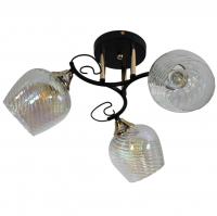 Люстра 3 плафона 11295-9/3 черный/золото