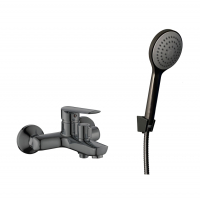 Смеситель для ванны ESKO Lagos Gun Metal LG54GM, графит