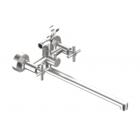 Смеситель для ванны ESKO Astana AA31, нержавеющая сталь