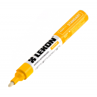 Маркер Lekon Standart с нитроэмалью 4 мм, желтый (011304)