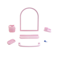 Набор д/ванной Елена в ассортименте 6 предметов