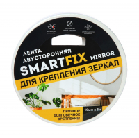 Лента двусторонняя SmartFix вспененная 19 мм х 5 м для крепления зеркал