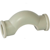 Обводное колено раструбное Ø20 Tebo PPR серый