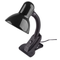 Светильник настольный Включай DL-2 на прищепке 60Вт Е27, черный