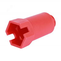 Пробка Stout 1/2" наружная резьба, красная