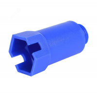 Пробка Stout 1/2" наружная резьба, синяя