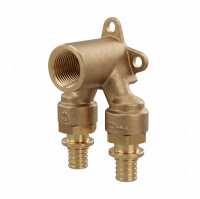 Угольник аксиальный Stout проточный настенный 16 x 1/2" внутренняя резьба