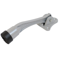 Ограничитель дверной Аллюр Козья ножка КН130, серый