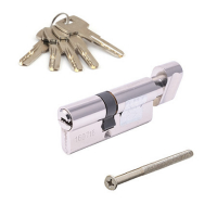 Цилиндровый механизм (личинка) 70мм Apecs SM-70(30/40C)-C-NI ключ/вертушка,никель