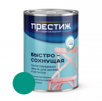 Эмаль акриловая Престиж с ароматом яблока, бирюза 0,9 кг