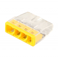 Клемма монтажная Stekker 4-проводная для 1-жильного проводника (LD2273-204)