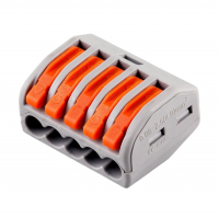 Клемма Stekker строительно-монтажная 5-проводная (LD222-415)